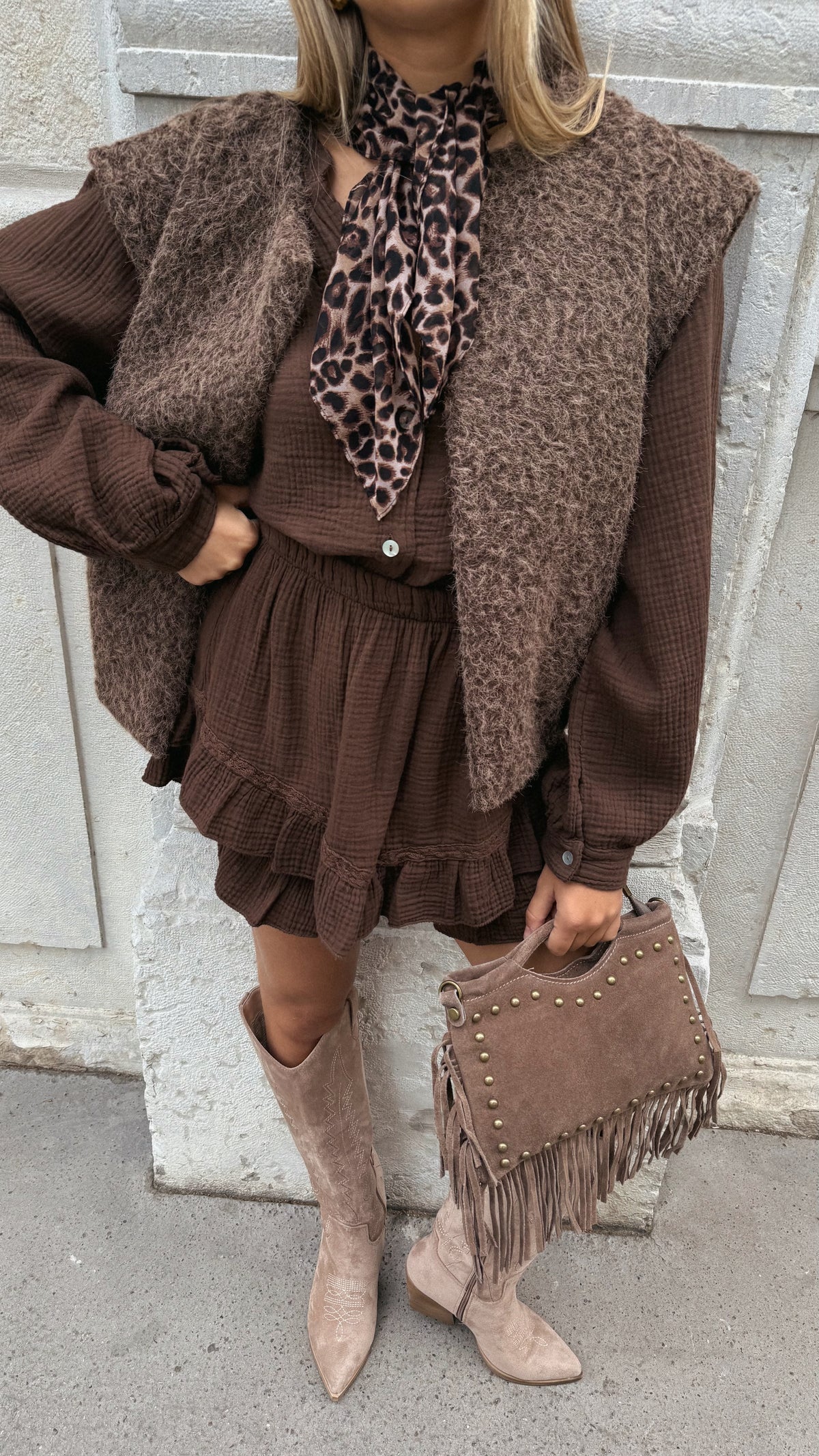 Vestido bordeaux