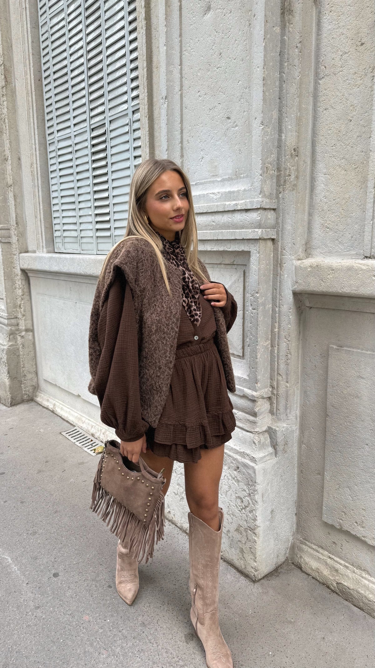 Vestido bordeaux