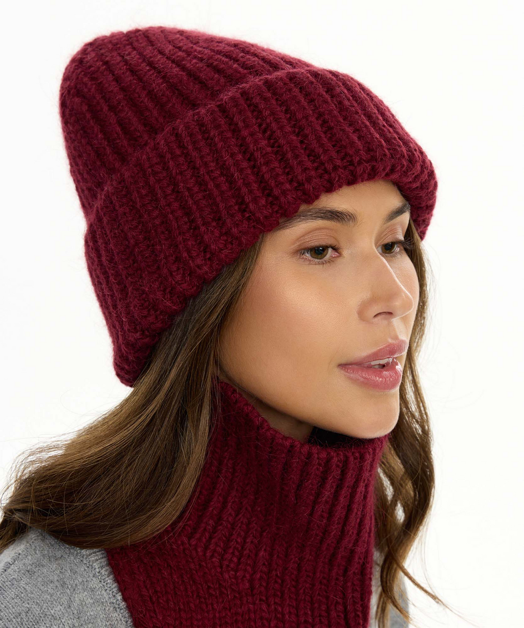 Gorro de Punto + Cuello Bandana | Set Invierno Unisex