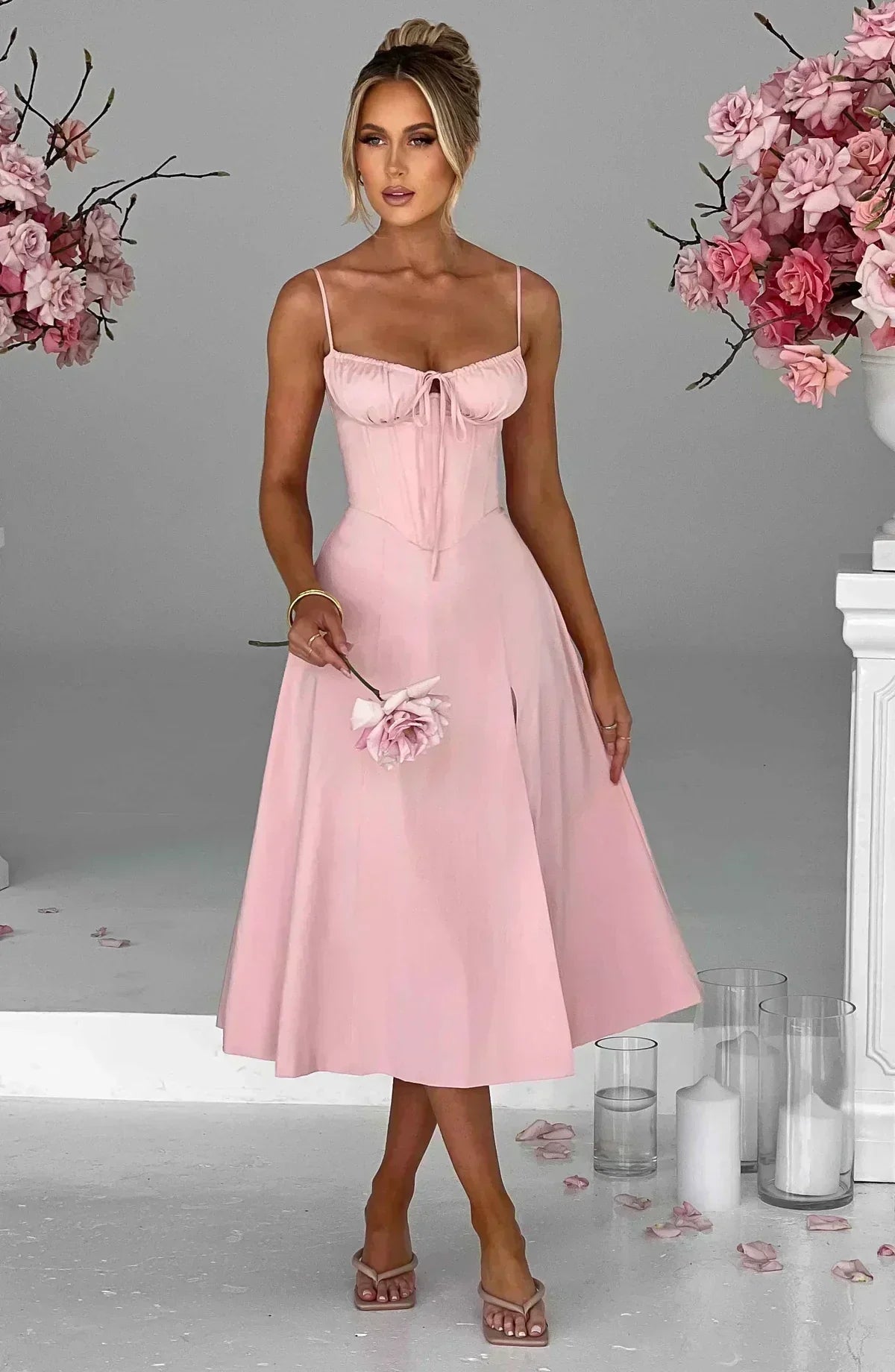 vestido largo deanna