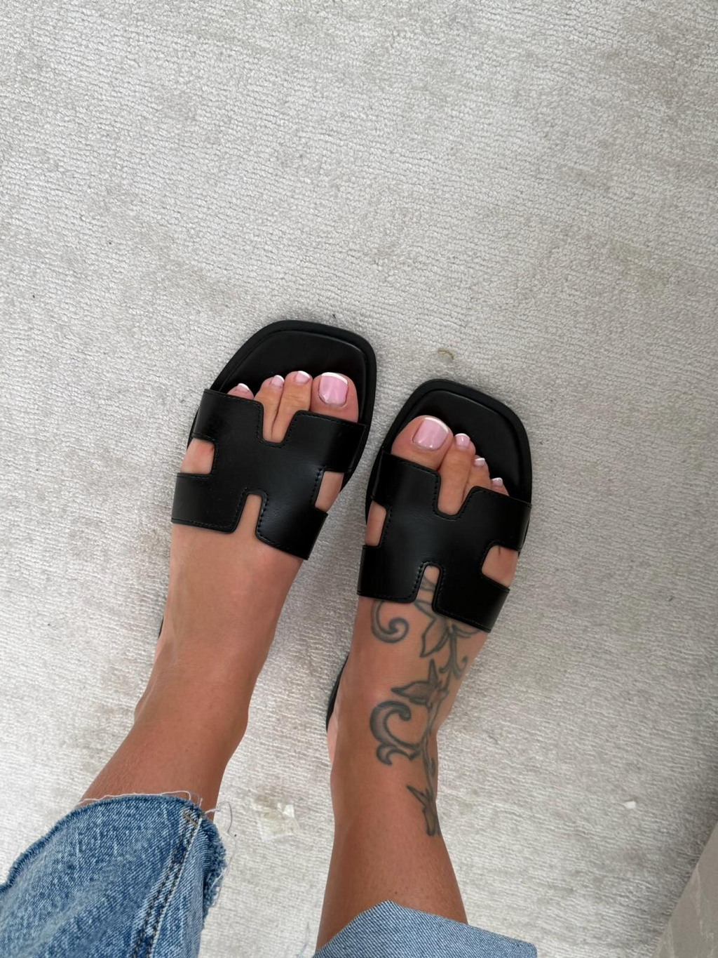 CHANCLAS TOLLY NEGRAS