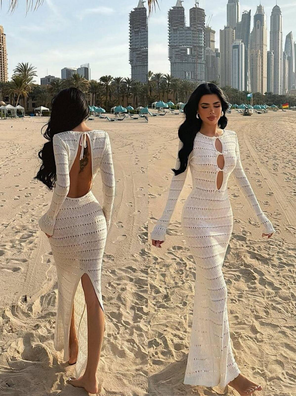 VESTIDO CRUDO CRASSO