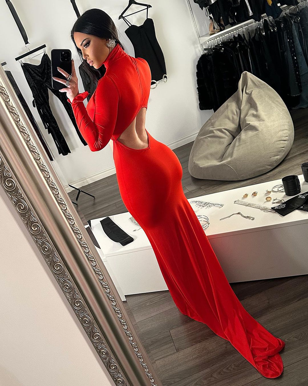 vestido largo simmi