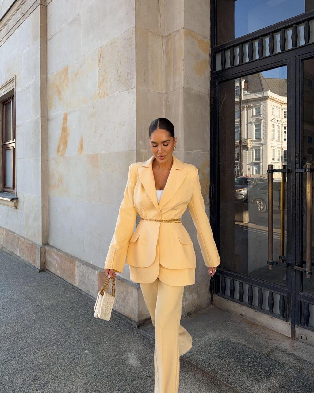 PANTALONES AMARILLO MANTEQUILLA DE NICOLETTA