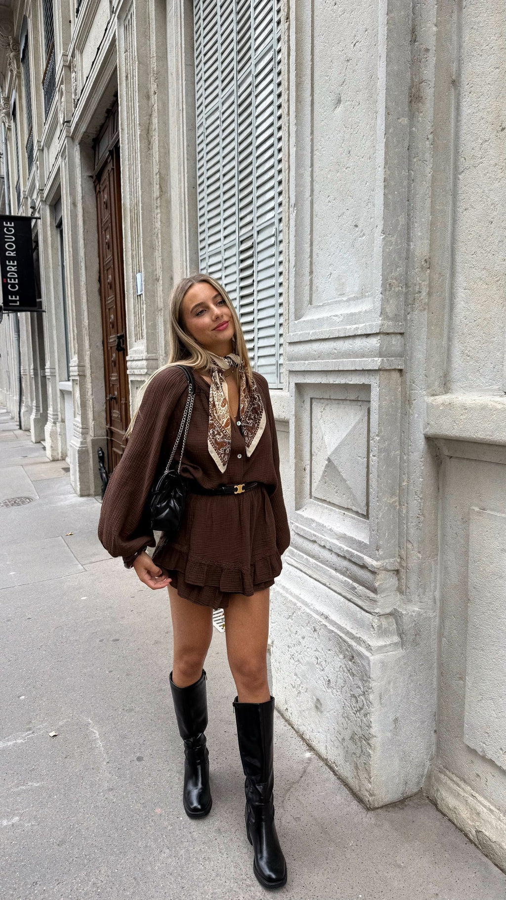 Vestido bordeaux