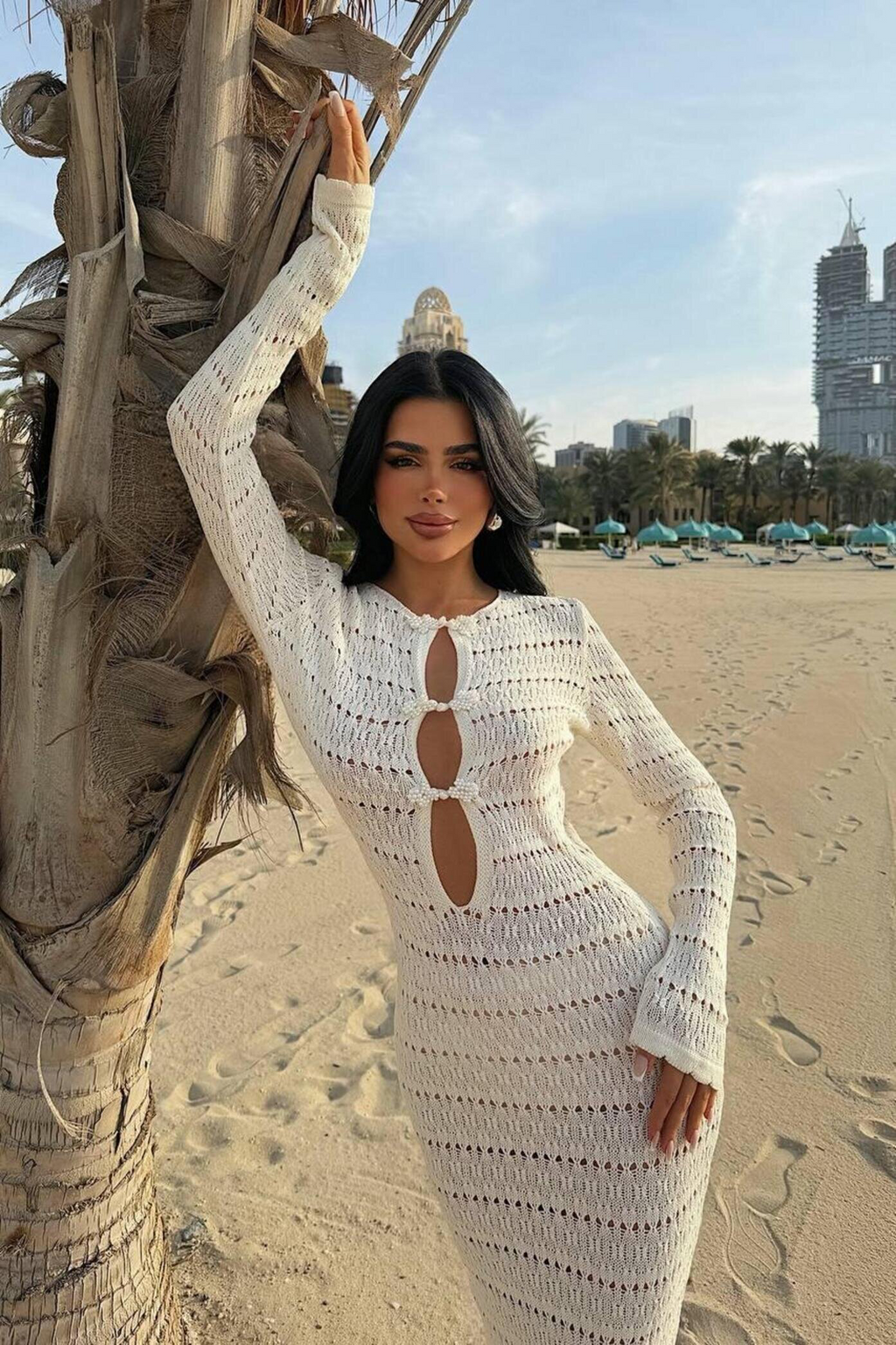VESTIDO CRUDO CRASSO