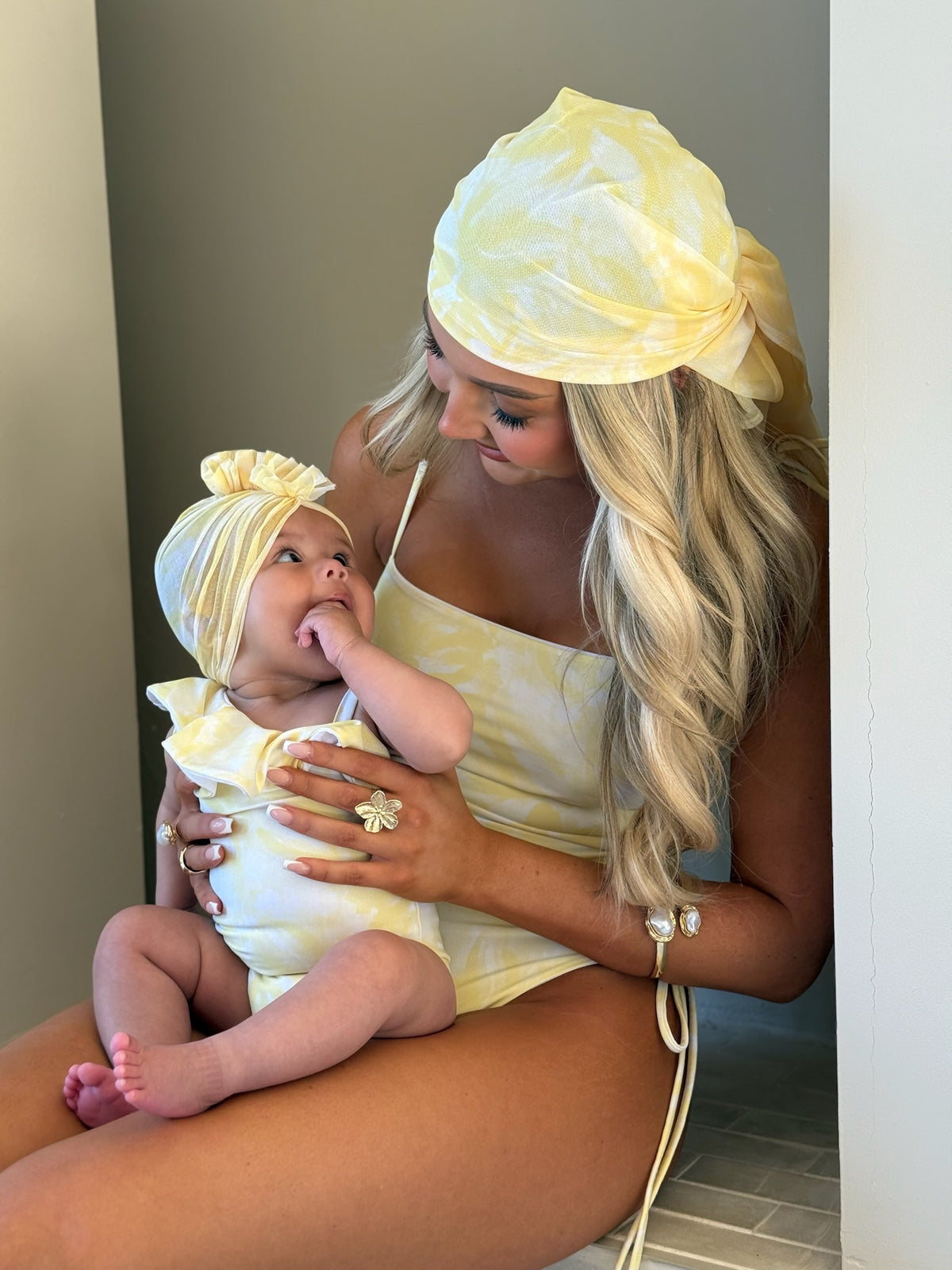 TURBANTE MINI SORRENTO CON VOLANTES