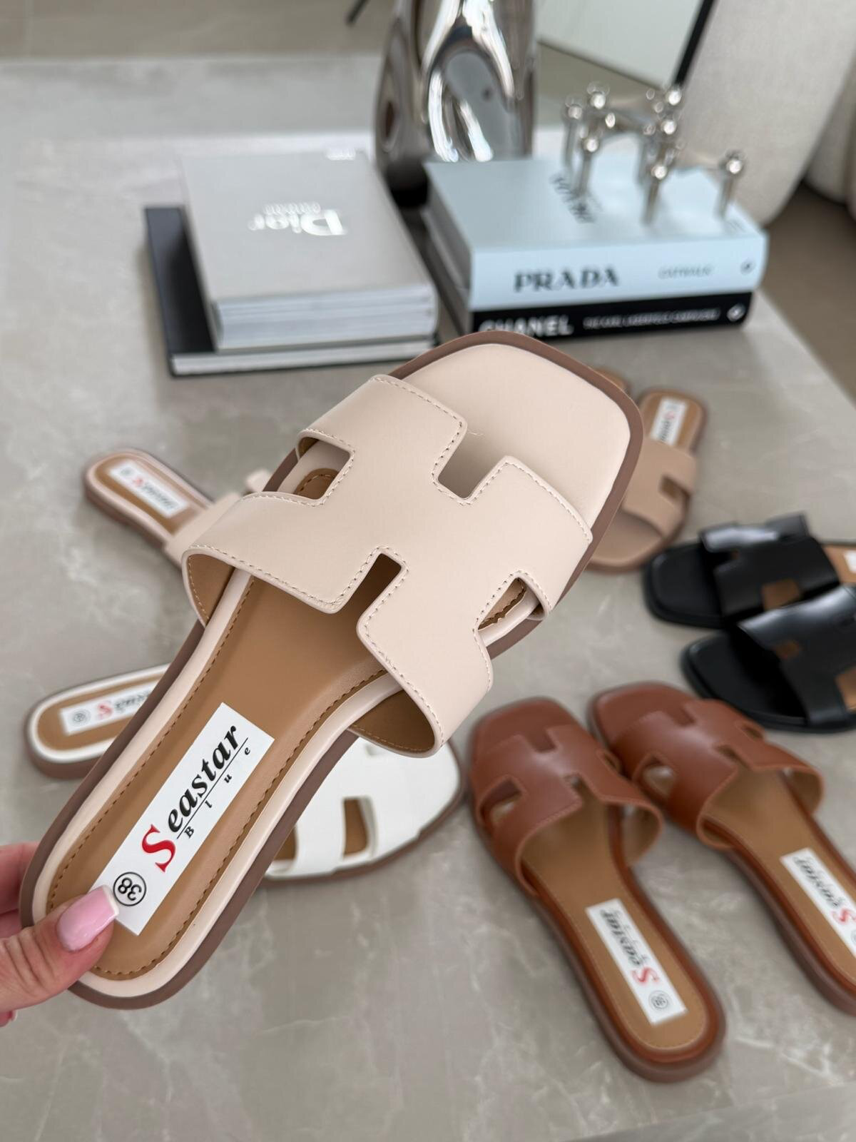 CHANCLAS BEIGE TOLLY