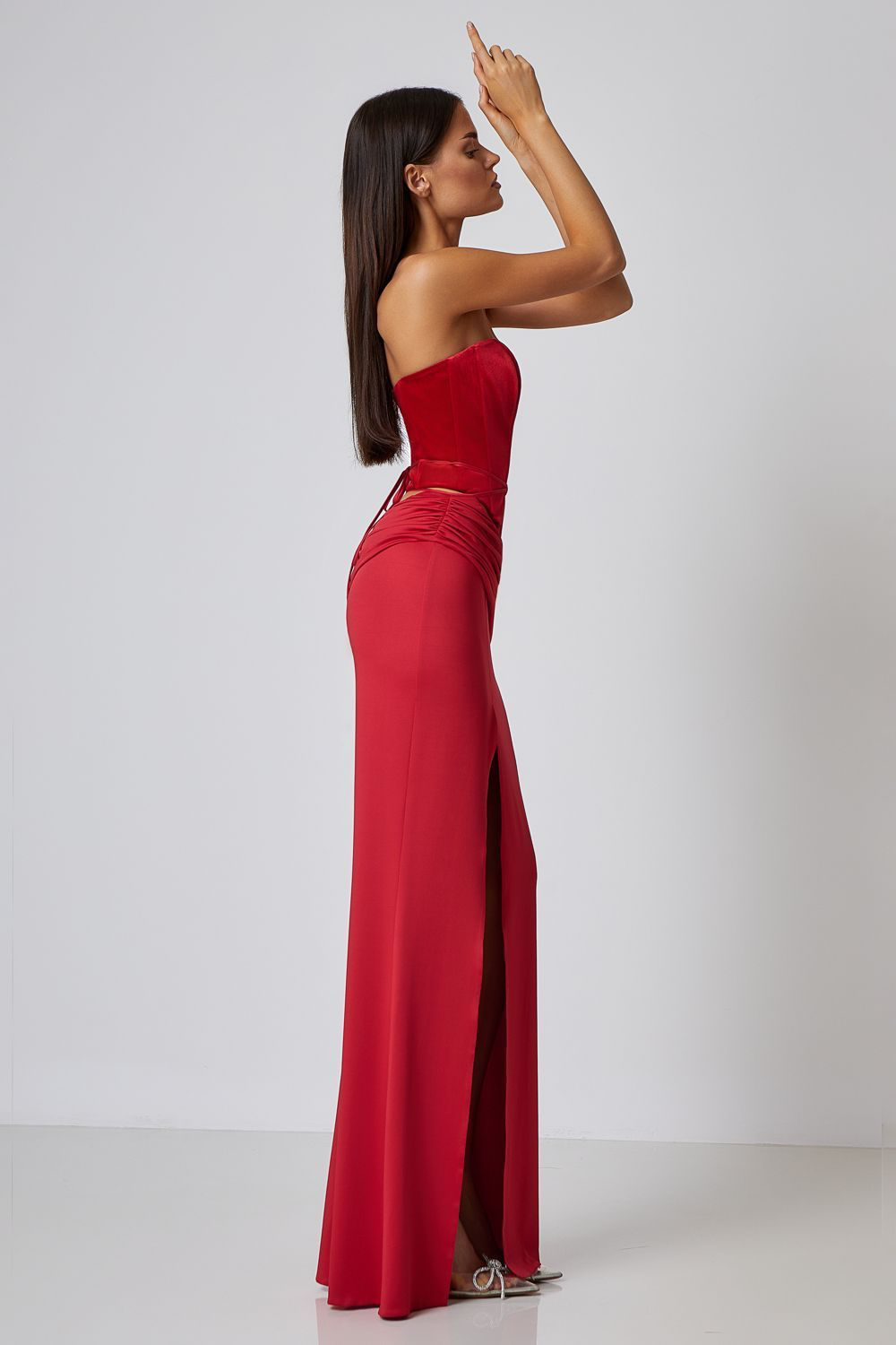 Corset velvet
