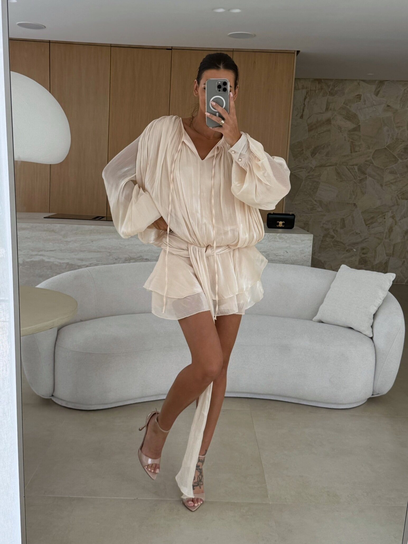 VESTIDO HEVROLETTA MINI CON SHORTS