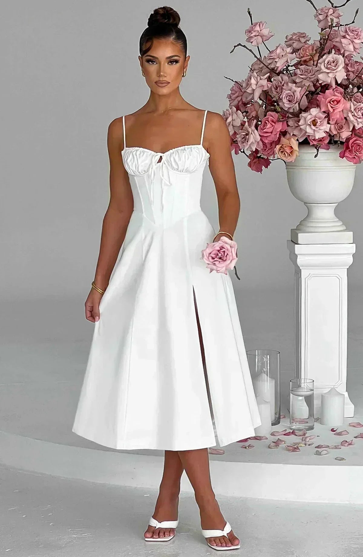 vestido largo deanna
