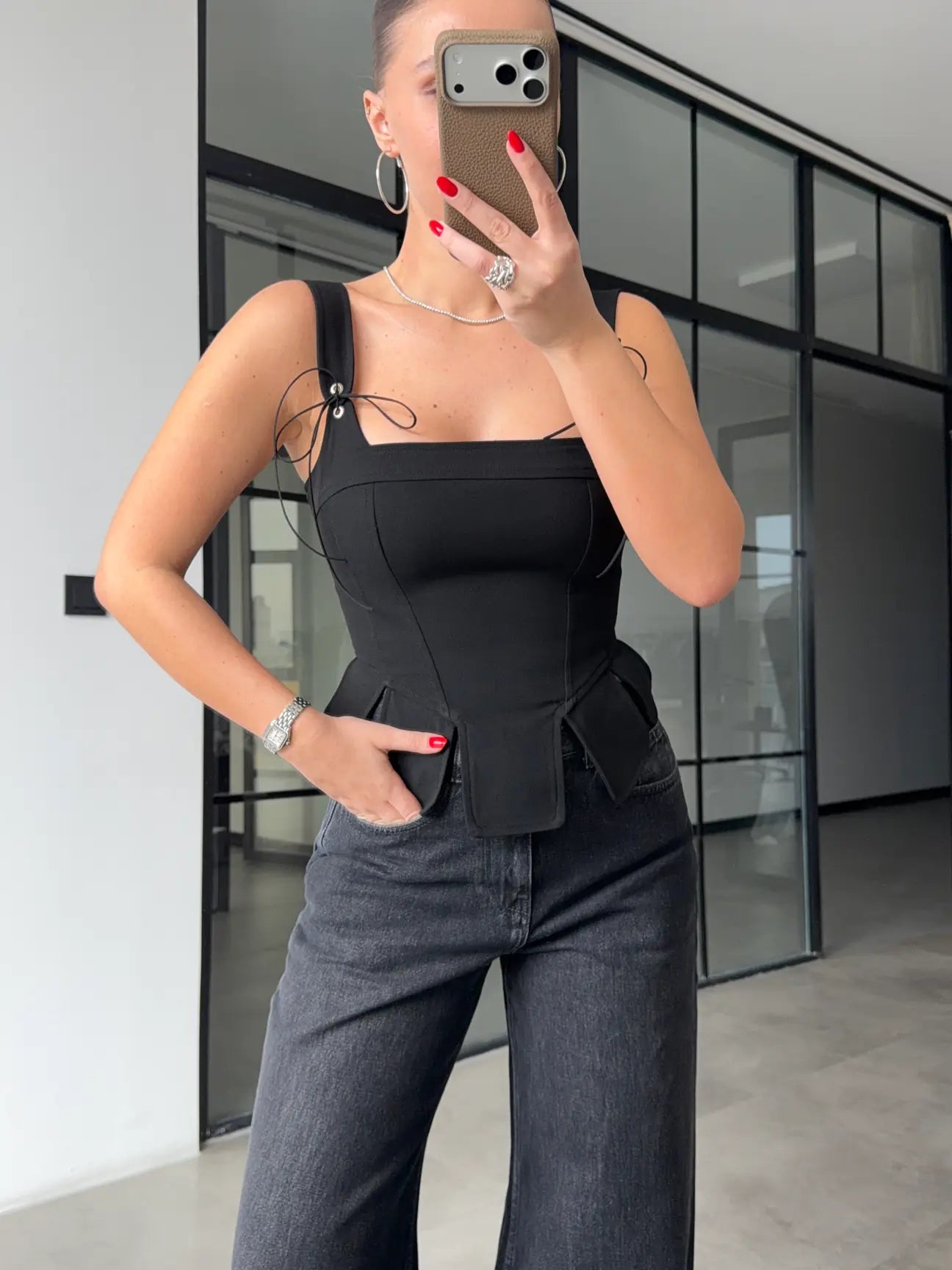 BLUSA CORSET CON DETALLES
