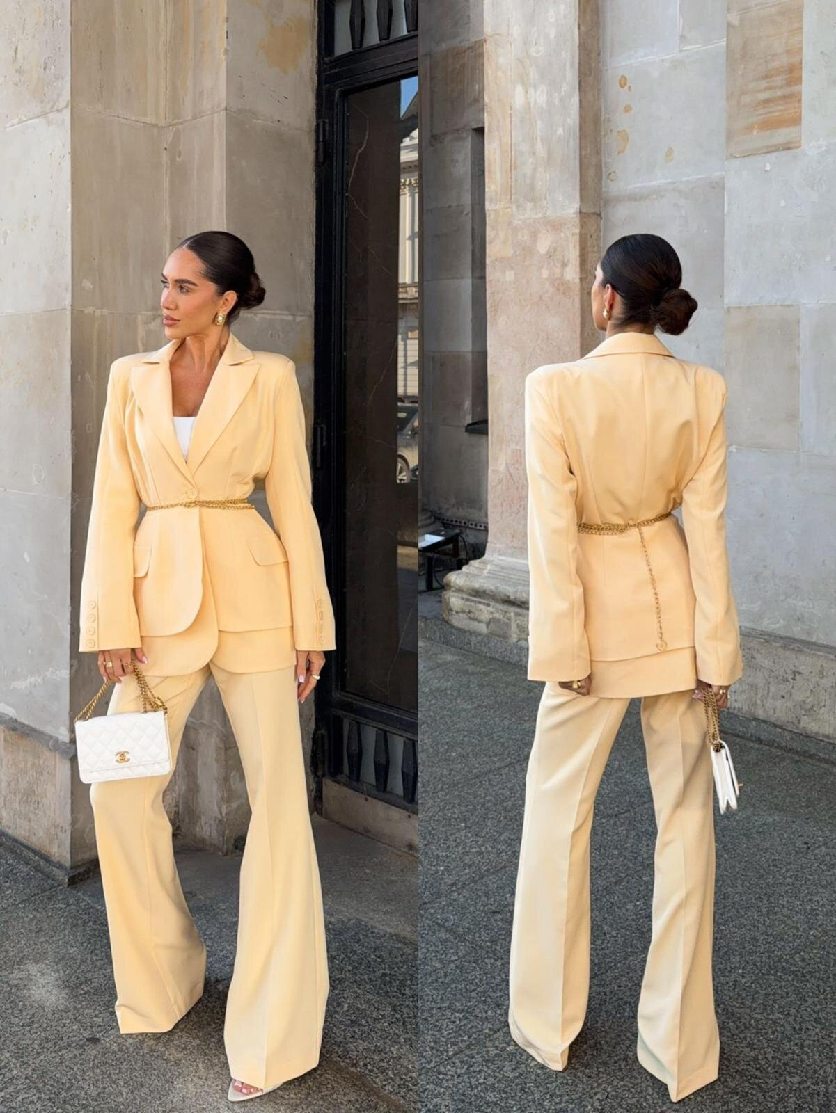 PANTALONES AMARILLO MANTEQUILLA DE NICOLETTA