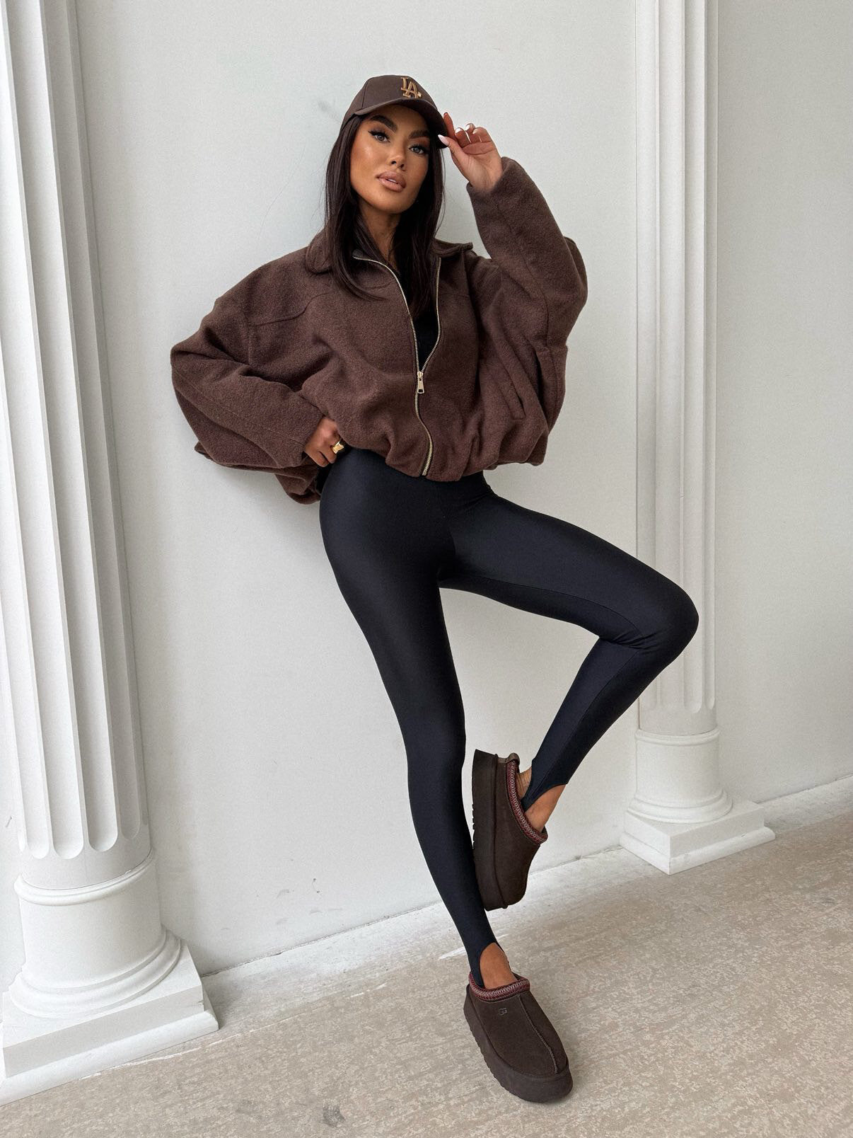 Bomber jacket Lerry chocolate