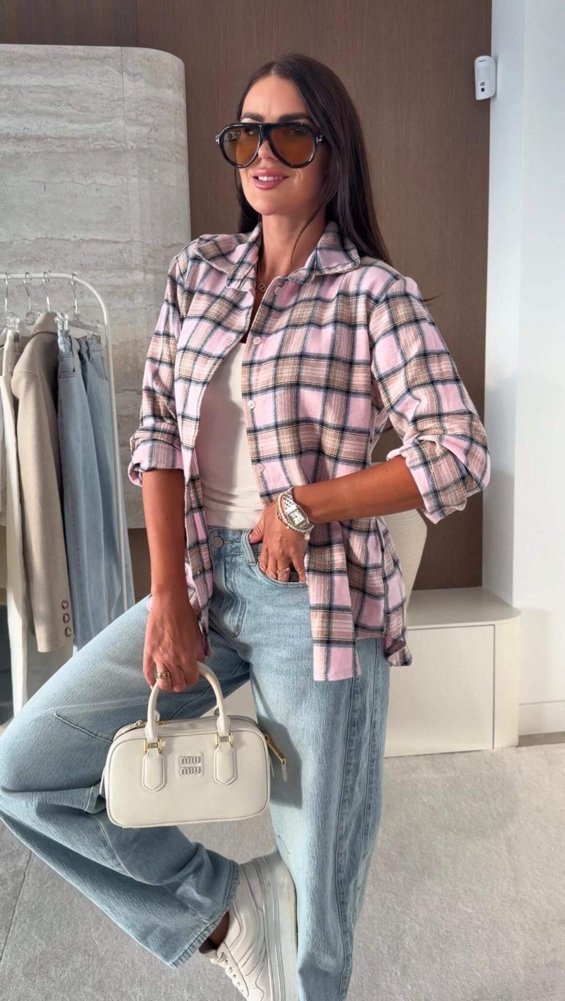 Camisa Aure cuadros