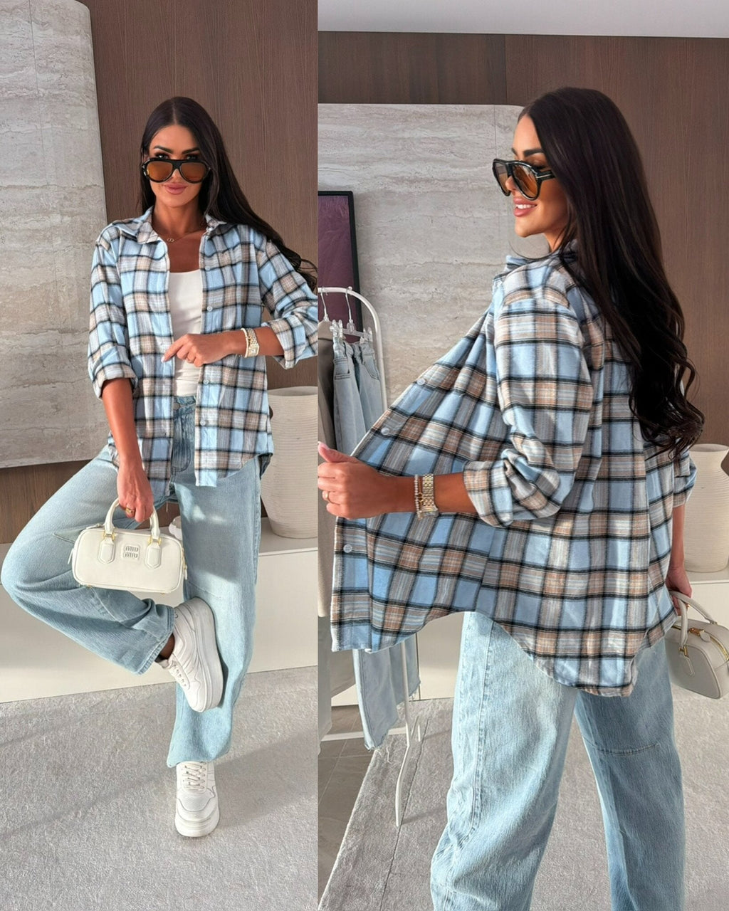 Camisa Aure cuadros