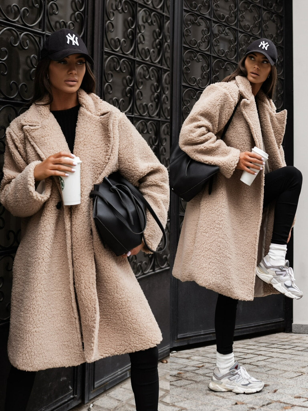 Abrigo Firelle beige