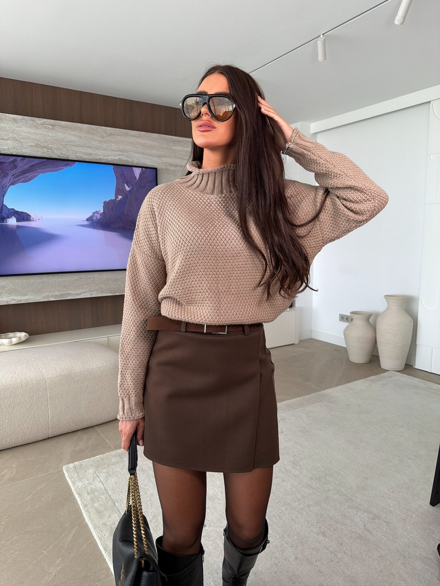 Suéter Carmen beige