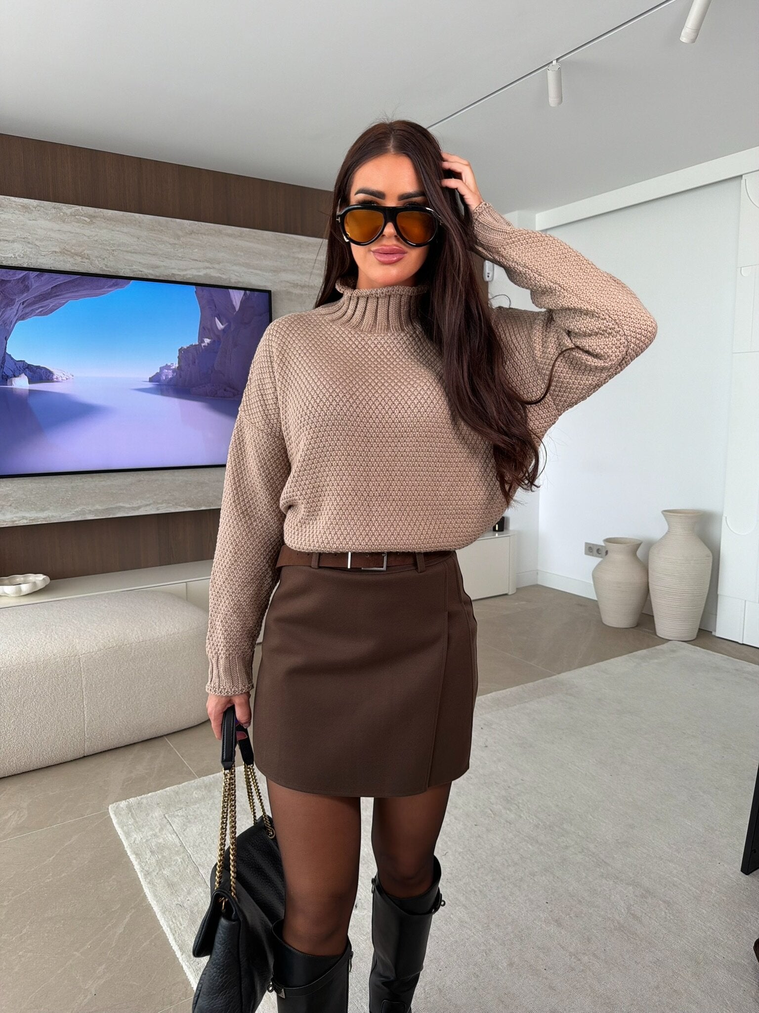 Suéter Carmen beige