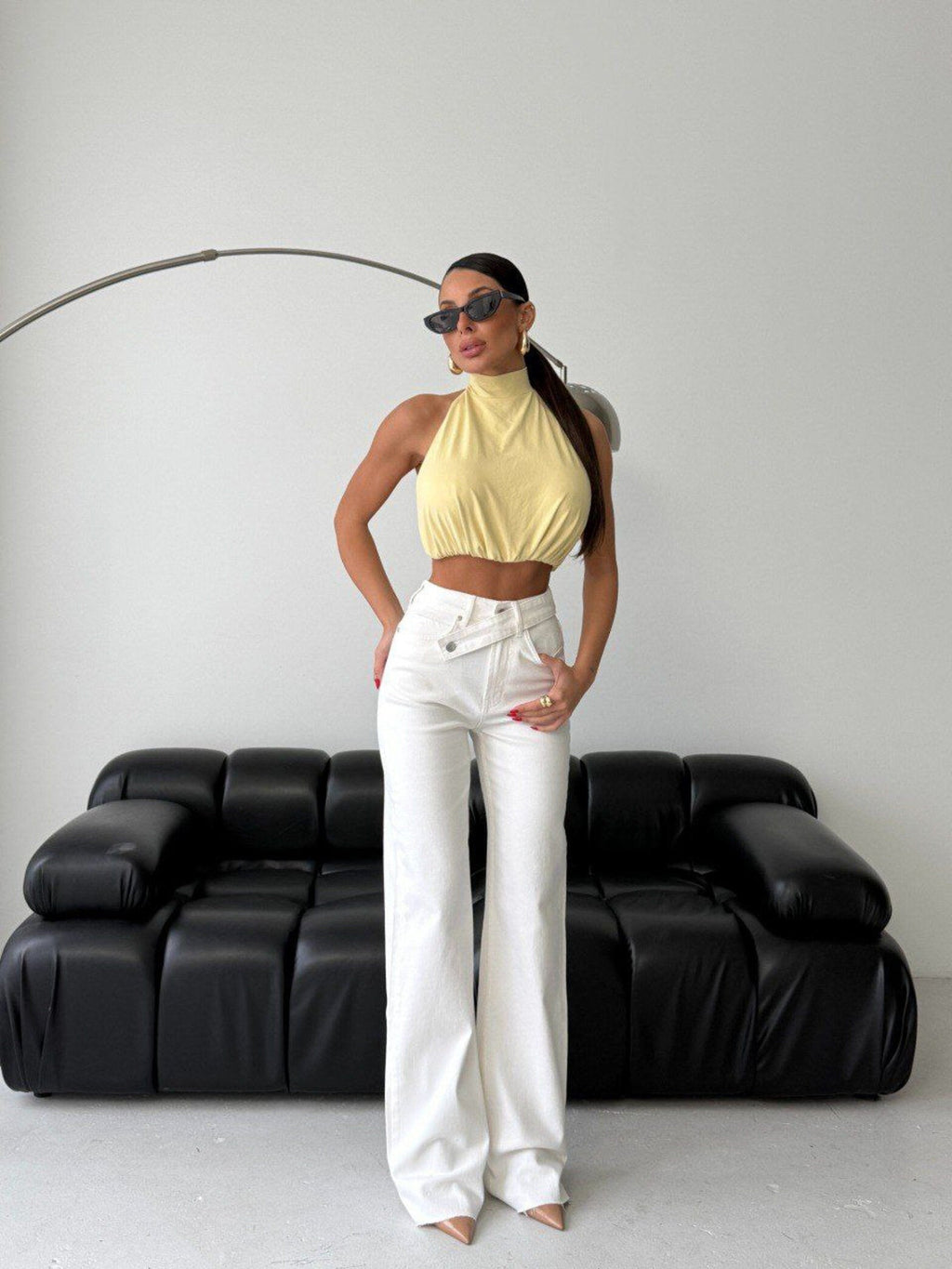 Pantalón Clifton jeans blanco