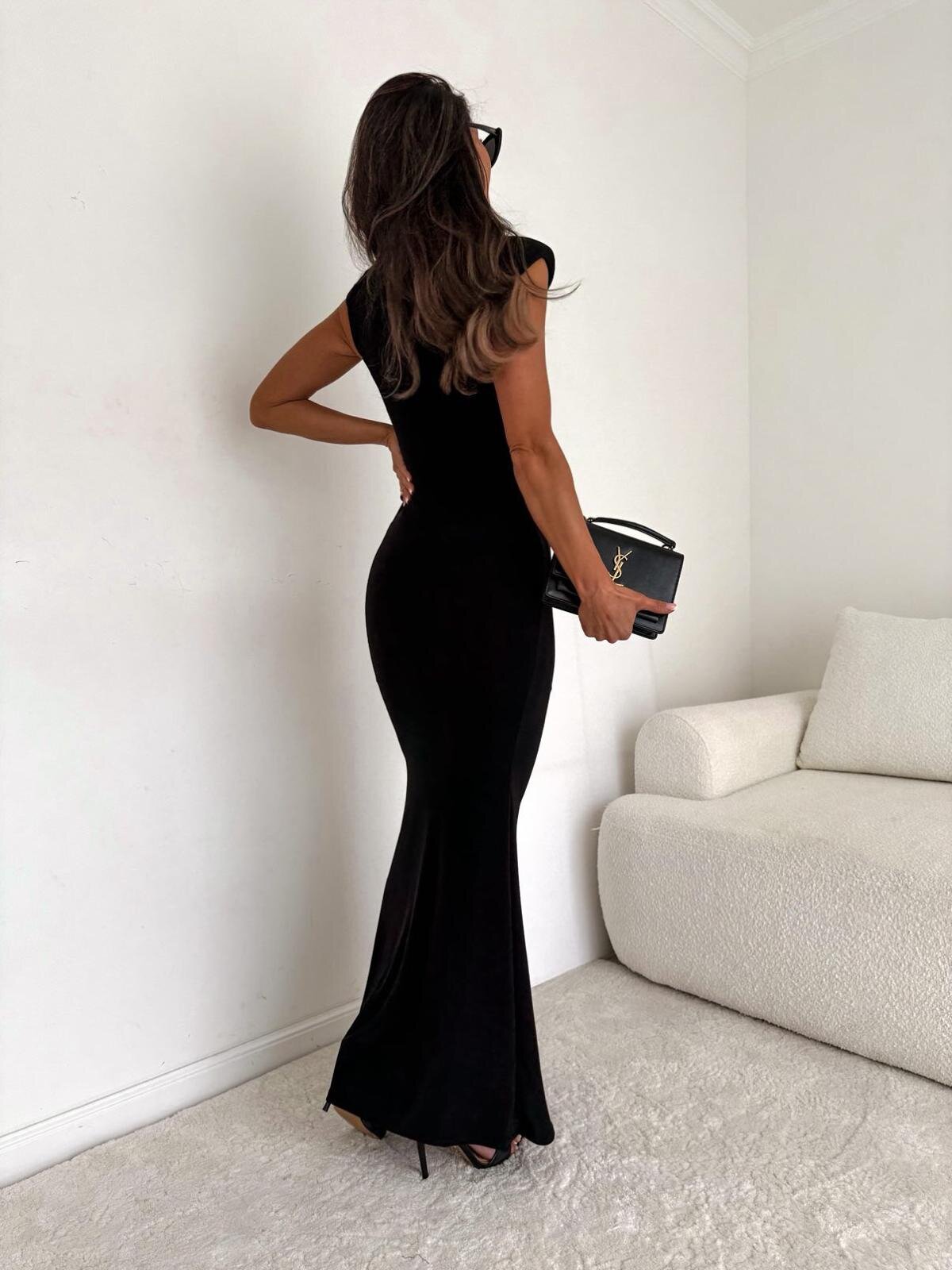 Vestido largo Dorotea negro